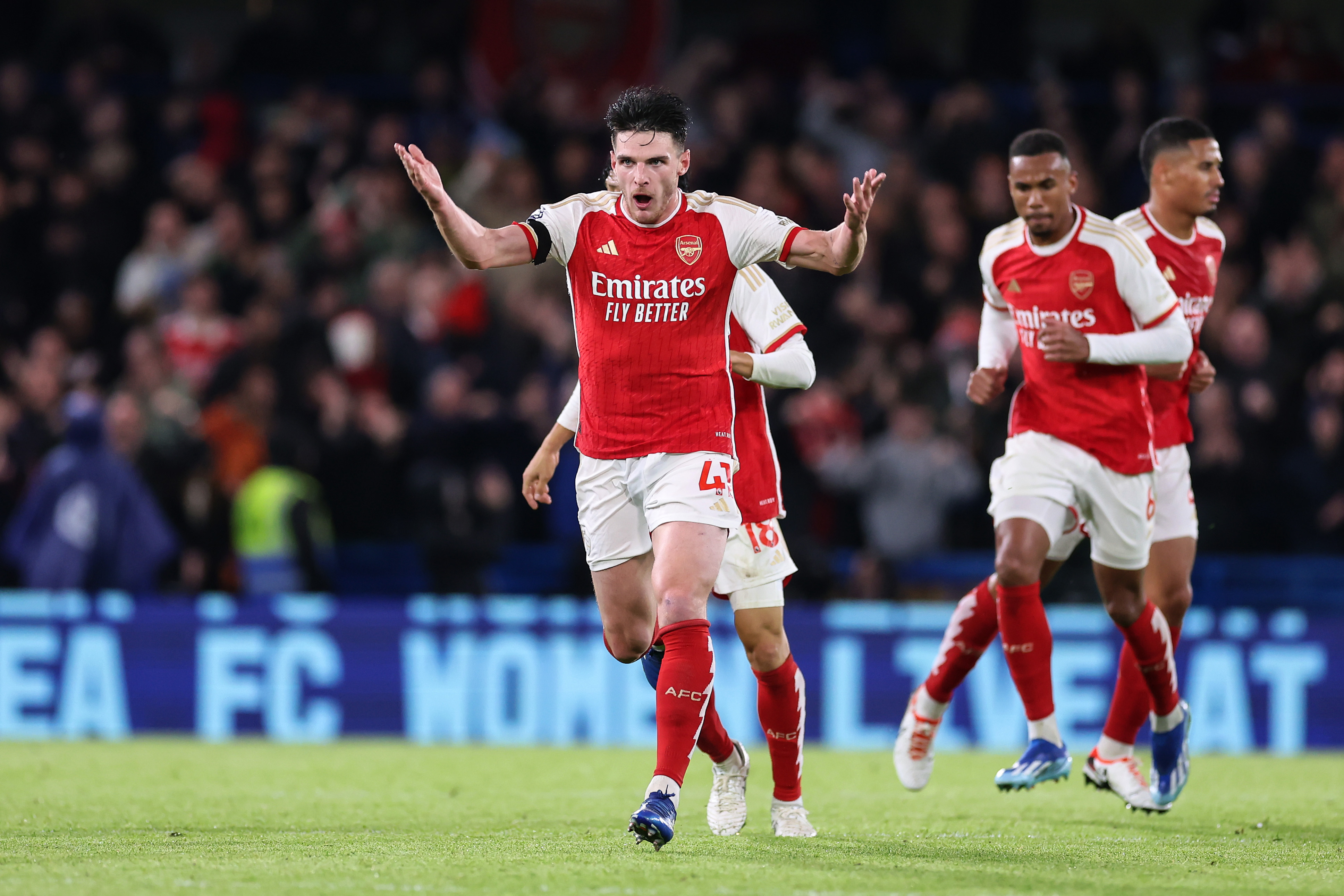 Chelsea 2-2 Arsenal: Late Goals From Declan Rice And Leandro Trossard ...